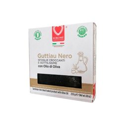 KOROME PAN GUTTIAU ACEITE OLIVA CARBON VEG 250 GR
