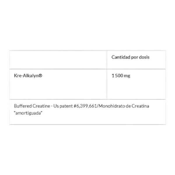 Kre-Alkalyn 150 Caps-detalle