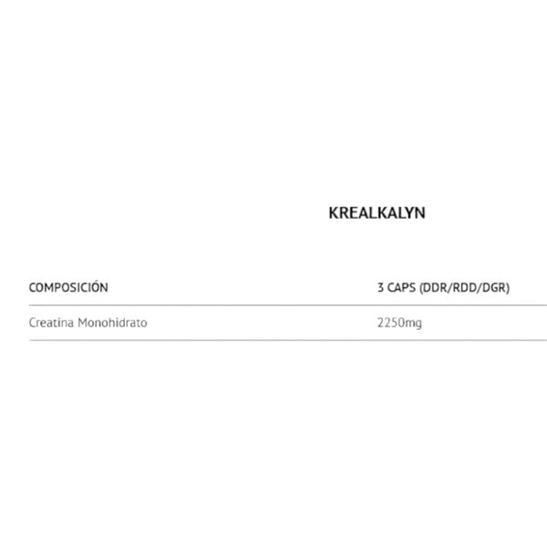 Krealkalyn® 750 Mg 120 Caps-detalle