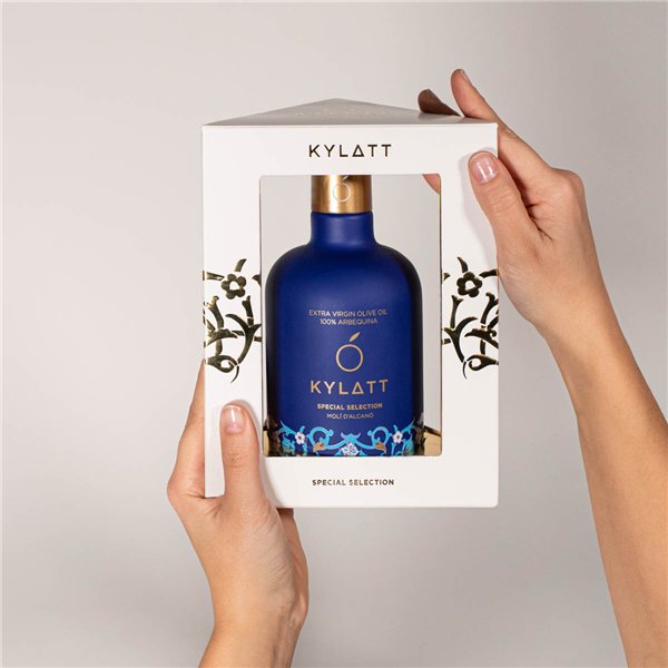 Kylatt, Organic Extra Virgin Olive Oil Arbequina, Novacoop-izquierda