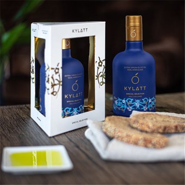 Kylatt, Organic Extra Virgin Olive Oil Arbequina, Novacoop-trasera