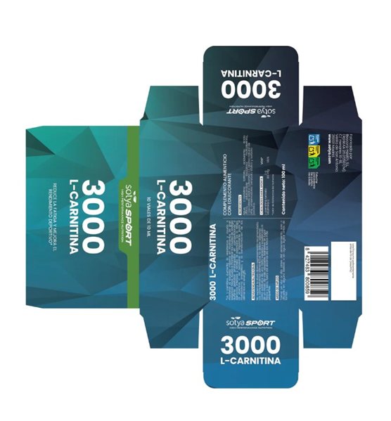L-CARNITINE 3000 10 VIALS-trasera