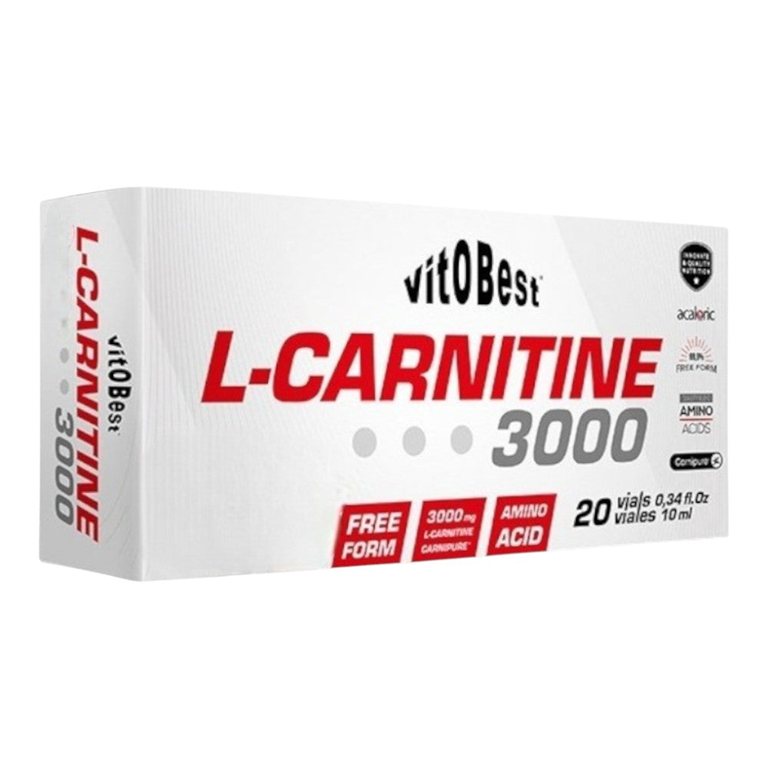 L-Carnitine 3000 20 x 10 Ml of FitnessZone