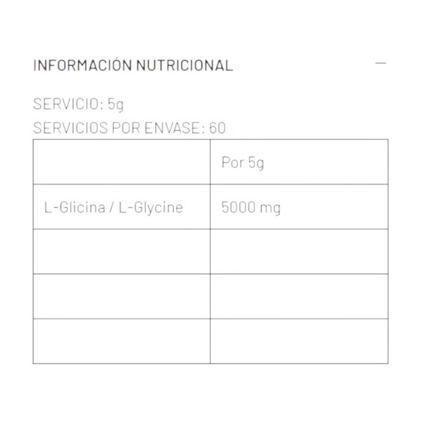 L-Glycine 300 Gr-detalle
