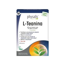 L-Theanin Thearelax ohne Koffein 30 Kapseln Physalis