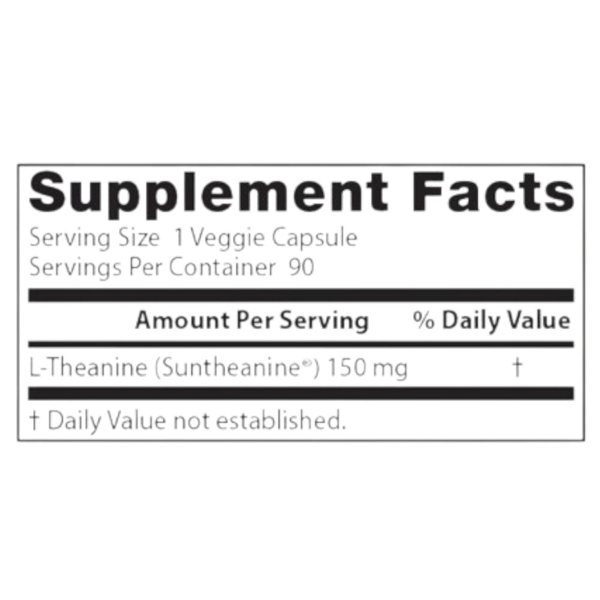 L-Théanine avec Suntheanine 150 mg 90 capsules-detalle