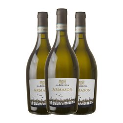 La Bollina Armason Chardonnay Monferrato 75 cl Vino Blanco (Caja de 3 unidades)