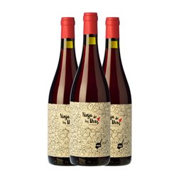 La del Terreno Ninja de las Uvas Garnacha Bullas Roble 75 cl Vino Tinto (Caja de 3 unidades)