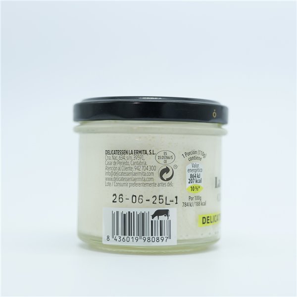 La chapelle Délices de Citron, dessert crémeux lacté avec yaourt et fromage blanc, saveur douce avec une touche d'agrumes, sans gluten, 110 g (lot de 6 unités)-trasera