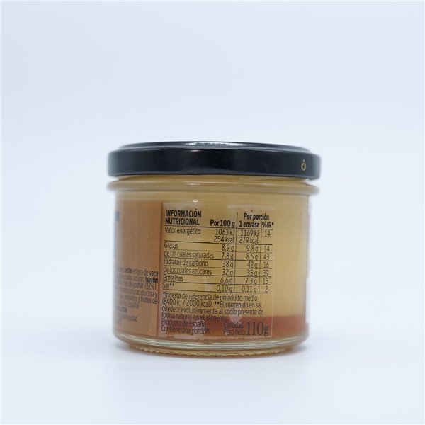 THE HERMITAGE Turron Flan, Artisan Dessert with Whole Milk, Egg and Almond, 100% Natural, Gluten Free, 110 g-lateral