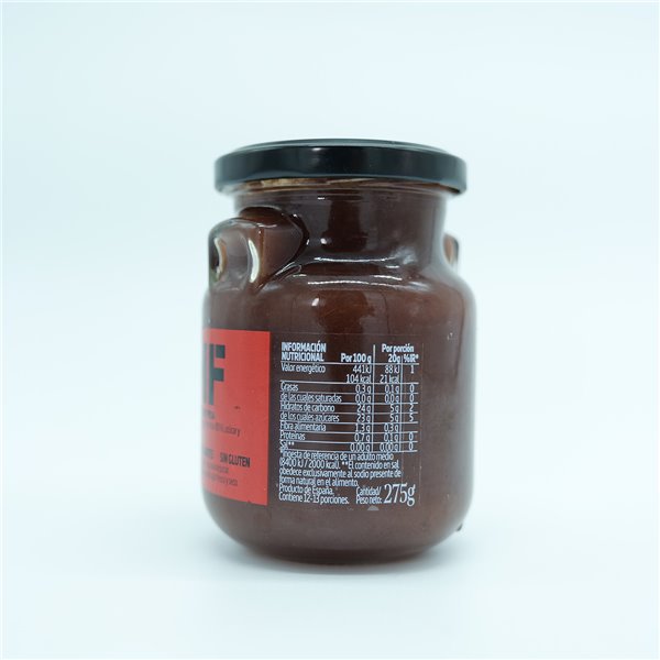 LA CHAPELLE MermeFruta de fraise, compote de style confiture avec 80% de fruits, goût naturel et sans conservateurs, pot en verre de 275 g-lateral