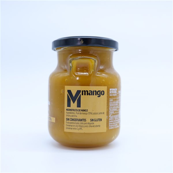 LA ERMITA Mermefruta de Mango, Dulce Intenso de Mango Natural, Sin Conservantes ni Colorantes, Ideal para Postres, Yogur y Tostadas, Tarro de vidrio, 275 g-detalle