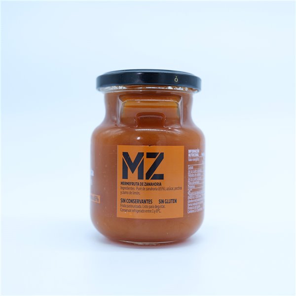 LA ERMITA MermeFruta de Zanahoria, Compota Dulce con 65% Verdura, Toque de Limón, Sin Gluten ni Conservantes, Tarro de Vidrio 275 g-detalle