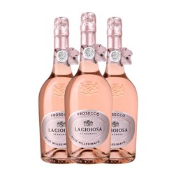 La Gioiosa Prosecco Rosé — Rosado 75 cl Espumoso Rosado (Caja de 3 unidades)