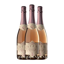 La Mola L'Atzar Trepat Brut Cava Rosé — Rosado Reserva Organic — Ecológico 75 cl Espumoso Rosado (Caja de 3 unidades)