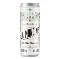 La Mundial Barcelona, latas Natural Clarea Frizzante