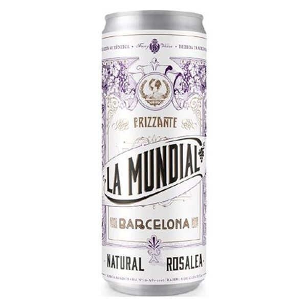 La Mundial Barcelona, Natural Rosalea Frizzante Cans-lateral