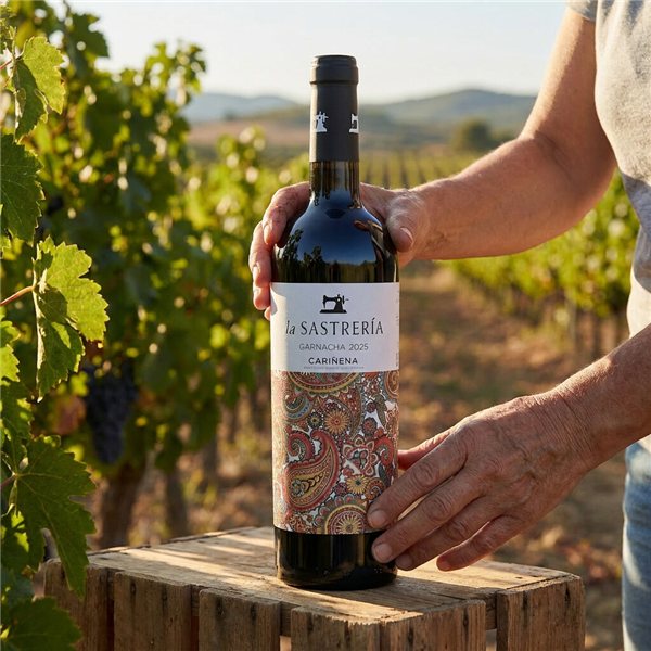 Red wine La Sastrería Garnacha Roble-detalle