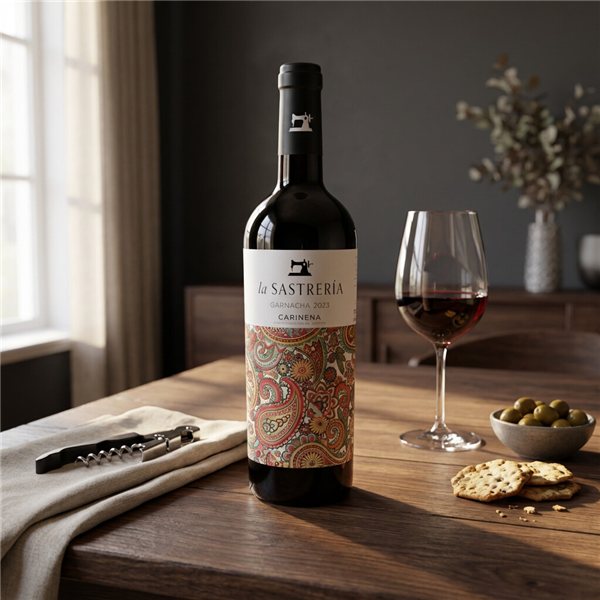 Red wine La Sastrería Garnacha Roble-lateral