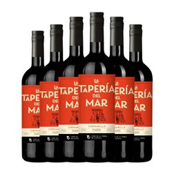 La Tapería del Mar Tempranillo 75 cl Vino Tinto (Caja de 6 unidades)