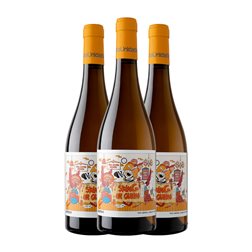 La Unidad Sking Or Queen Albillo Cebreros 75 cl Vino Blanco (Caja de 3 unidades)