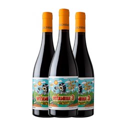 La Unidad Vitamina 3 Garnacha Cebreros 75 cl Vino Tinto (Caja de 3 unidades)