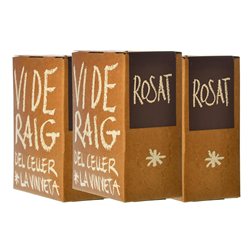 La Vinyeta Vi de Raig Empordà Joven Bag in Box 3 L Vino Rosado (Caja de 3 unidades)