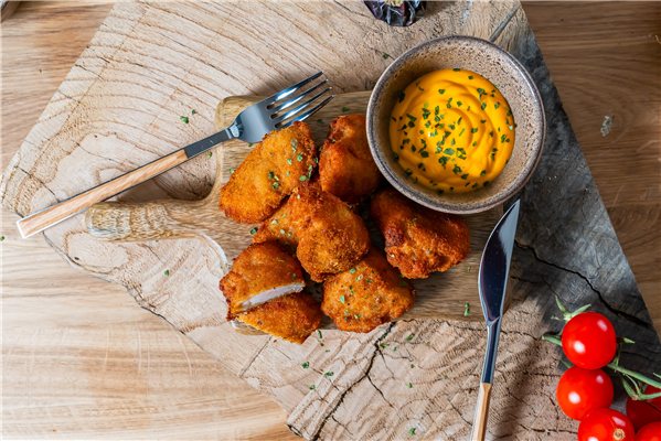 Lagrimitas de pollo-detalle