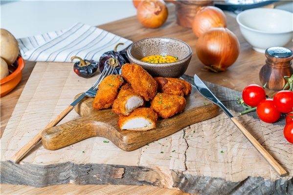 Lagrimitas de pollo-lateral