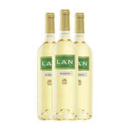 Lan Rioja Joven 75 cl Vino Blanco (Caja de 3 unidades)