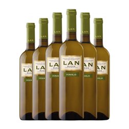 Lan Verdejo Rueda 75 cl Vino Blanco (Caja de 6 unidades)