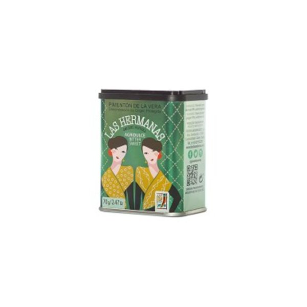 LAS HERMANAS PIMENTON AHUMADO AGRIDULCE LATA 70GR-detalle