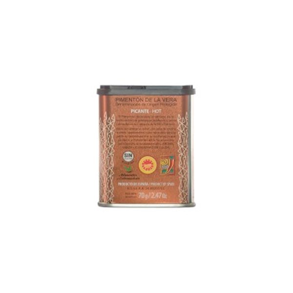 LAS HERMANAS PIMENTON AHUMADO PICANTE LATA 70 GR-detalle