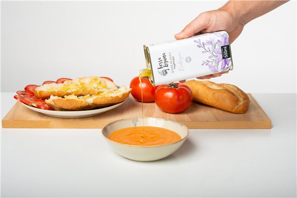 Dose 0,5L – Biologisches Extra natives Olivenöl, Packung mit 6 Stück (Preis pro Stück: 9,5 €)-trasera