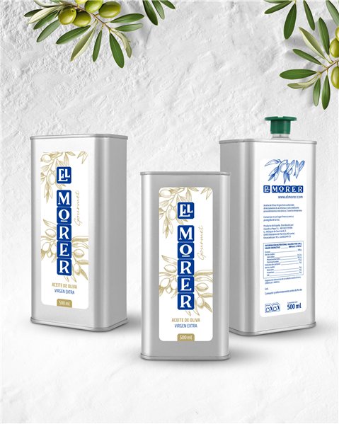 Lata d'huile d'olive vierge extra-detalle