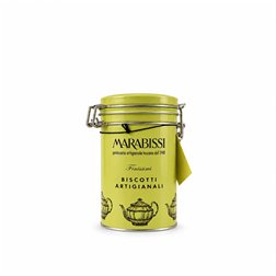 Yellow Tin Lemon and Ginger Biscotti 200g Marabissi