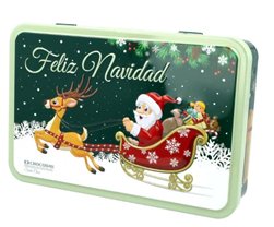 Santa Bonbon Tin Merry Christmas
