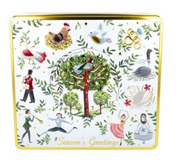 Boîte de chocolats 12 jours de Noël