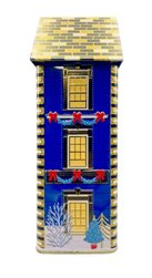 La traducción al alemán de "Lata Bombones Torre Azul" es "Dose Pralinen Blauturm".