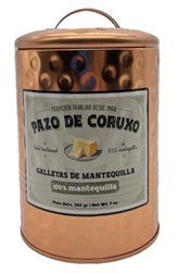 Lata con Galletas de Mantequilla