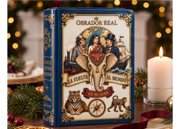 Lata Libro Surtida 450 gr. La Vuelta al Mundo en 80 días-detalle