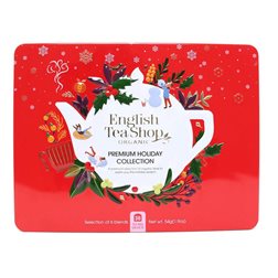Rote Weihnachtsdose 36 Filter 54g Englischer Teeladen