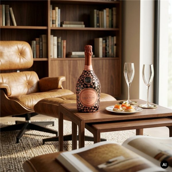 Laurent-Perrier : Cuvee Rose Robe Constellation-detalle