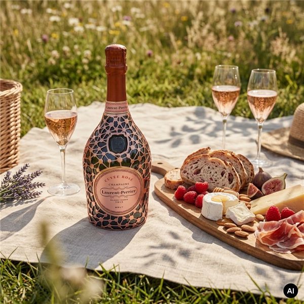 Laurent-Perrier : Cuvee Rose Robe Constellation-lateral