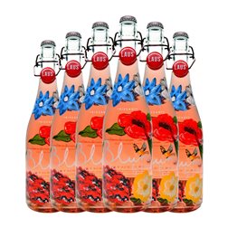 Laus Blum Garnacha Somontano Frizzante — Espumoso de Aguja 75 cl Vino Rosado (Caja de 6 unidades)