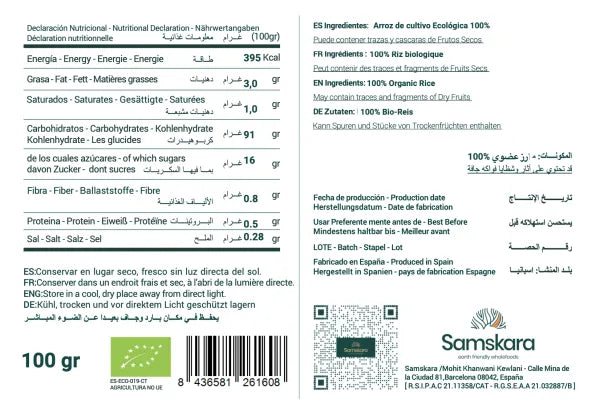 Leche de Arroz en Polvo BIO - 500g-detalle