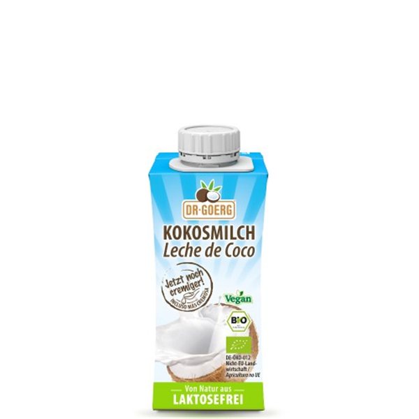 Le lait de coco à cuisiner Dr. Goerg.-detalle