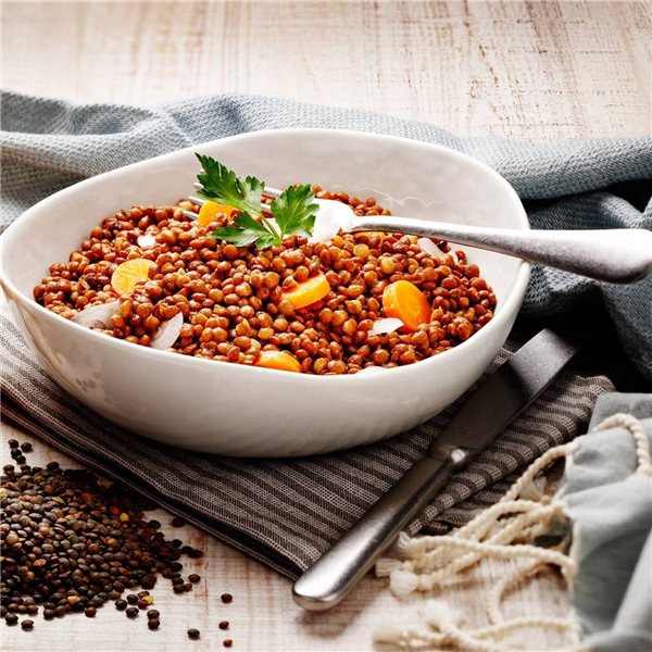 Pardina Lentils 1 kg bag-lateral