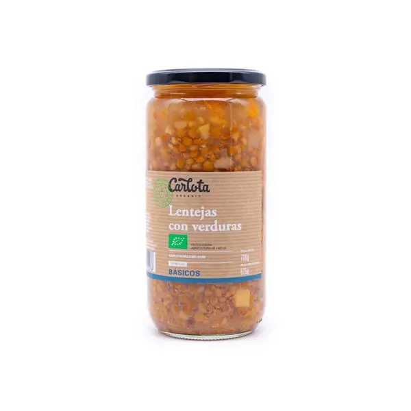 LENTEJAS COCIDAS 720 GR ECO