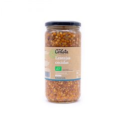 Bio-Linsen gekocht 720g Carlota Organic